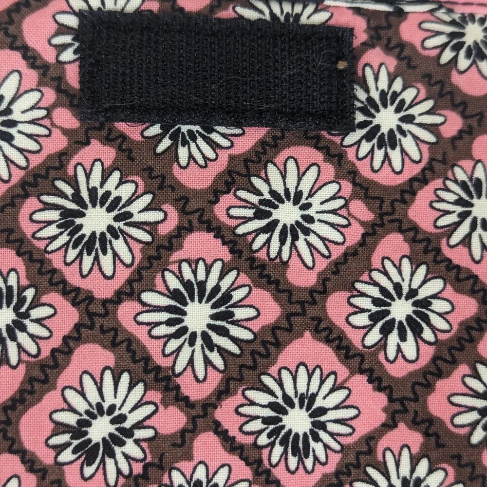 Vera Bradley Pink, Black & White Floral Crossbody Bag - Super Cute!